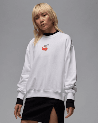 jordan brooklyn fleece Женский свитшот с круглым вырезом jordan brooklyn fleece Женский свитшот с круглым вырезом