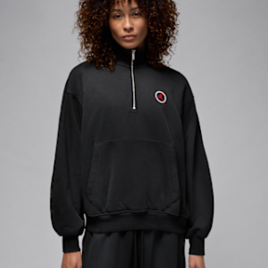 jordan flight club Женский флисовый пуловер с молнией на четверть