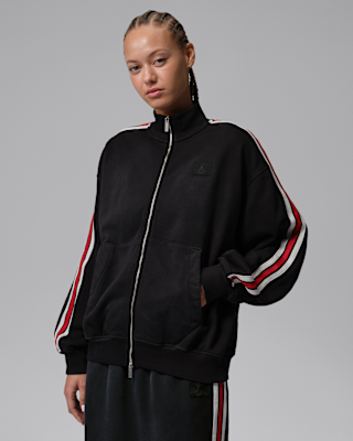 jordan flight fleece Женская куртка из френч терри с молнией во всю длину jordan flight fleece Женская куртка из френч терри с молнией во всю длину
