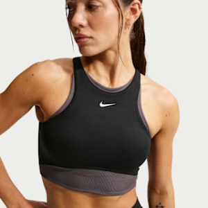 Home nike one Женский спортивный бюстгальтер с мягкой подкладкой средней поддержки