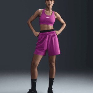 nike attack Женские шорты для фитнеса dri fit со средней посадкой, 5 дюймов, без подкладки