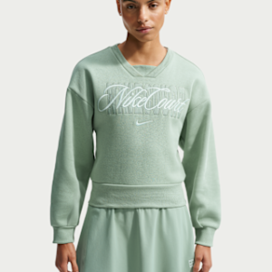 nikecourt collection Женская теннисная футболка с круглым вырезом