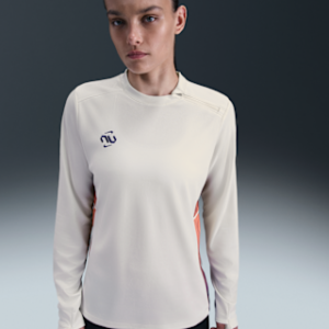 nike united academy Женская футбольная футболка с круглым вырезом dri fit