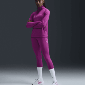 nike fast Женские беговые леггинсы со средней посадкой 7/8 и карманами