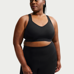 nike indy high support Женский регулируемый спортивный бюстгальтер с мягкой подкладкой (большие размеры)