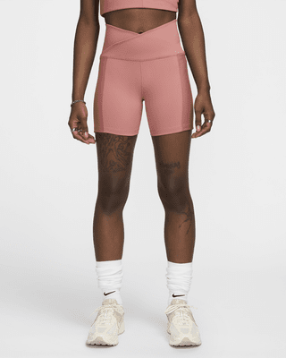 nike one wrap Женские байкерские шорты с завышенной талией шириной 5 дюймов nike one wrap Женские байкерские шорты с завышенной талией шириной 5 дюймов