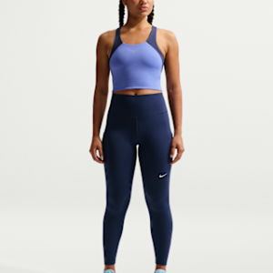nike one Женские леггинсы 7/8 с высокой талией и карманами