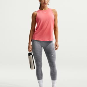 Home nike one Женские леггинсы 7/8 с высокой талией и карманами