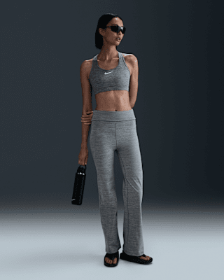 nike one Женские брюки dri fit с отложной талией и высокой талией nike one Женские брюки dri fit с отложной талией и высокой талией