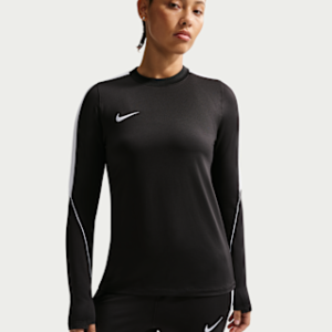 Витрина nike strike Женская футбольная футболка с круглым вырезом dri fit