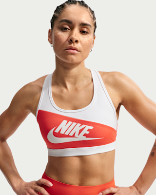 nike swoosh Женский спортивный бюстгальтер с мягкой подкладкой средней поддержки nike swoosh Женский спортивный бюстгальтер с мягкой подкладкой средней поддержки