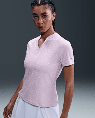 nike tour Женская жаккардовая футболка поло для гольфа dri fit с короткими рукавами nike tour Женская жаккардовая футболка поло для гольфа dri fit с короткими рукавами