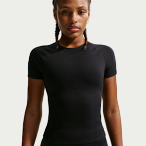 nike universa Женский топ с короткими рукавами dri fit