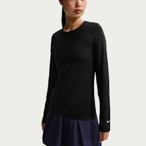 nike golf club Женская футболка для гольфа с длинными рукавами dri fit uv