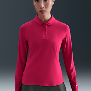 nike victory Женская футболка поло с длинными рукавами dri fit