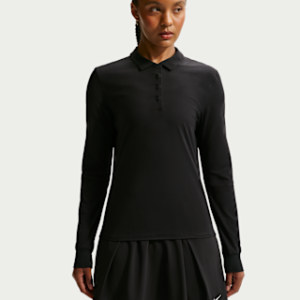 nike victory Женская футболка поло с длинными рукавами dri fit