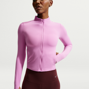Home nike zenvy Женская куртка dri fit с молнией во всю длину