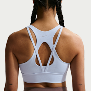 Home nike zenvy Женский удлиненный спортивный бюстгальтер с мягкой подкладкой