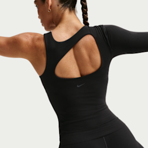 nike zenvy Женская футболка с одним рукавом dri fit