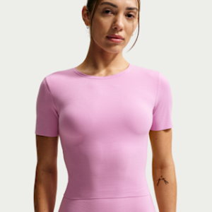 nike zenvy Женский топ с короткими рукавами dri fit