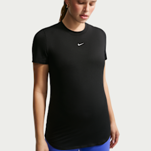nike (m) one Женский топ dri fit slim fit с короткими рукавами (для беременных)
