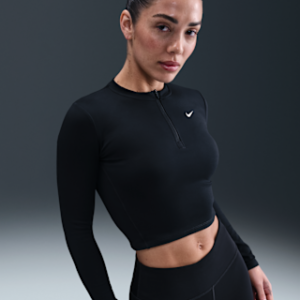 nike one Женский средний слой dri fit с молнией 1/2