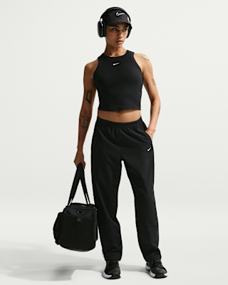 nike one Женские тканые брюки dri fit со средней посадкой nike one Женские тканые брюки dri fit со средней посадкой