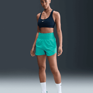 nike one Женские шорты dri fit с короткой подкладкой и ультравысокой талией (3 дюйма)