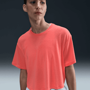 nike one relaxed Женский укороченный топ с короткими рукавами dri fit