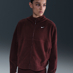 nike one Женский топ therma fit с молнией во всю длину
