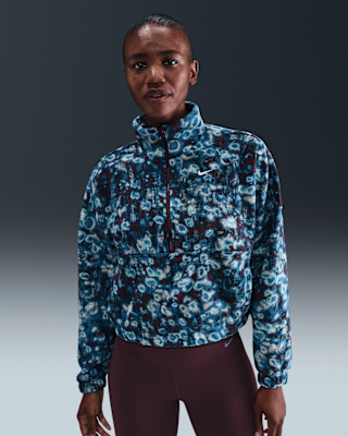 nike one Женский флисовый топ оверсайз с молнией 1/2 therma fit nike one Женский флисовый топ оверсайз с молнией 1/2 therma fit