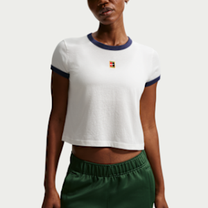 nike heritage Женская теннисная футболка с короткими рукавами