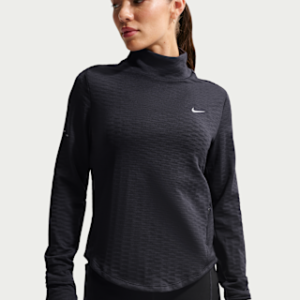 nike swift Женская беговая футболка с высоким воротником therma fit