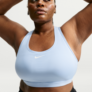 Витрина nike swoosh medium support Женский спортивный бюстгальтер с мягкой подкладкой (большие размеры)