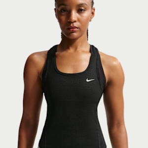 nike tempo Женская укороченная сетчатая майка dri fit