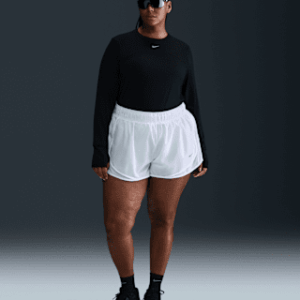 nike tempo Женские шорты для бега dri fit со средней посадкой, 3 дюйма, на короткой подкладке (большие размеры)