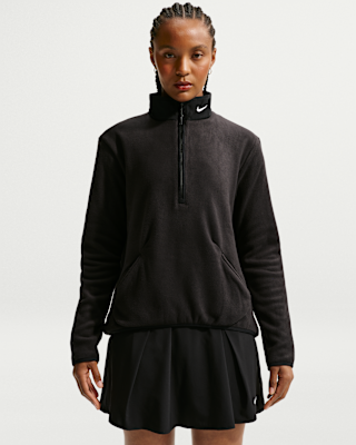 nike therma fit victory Женская футболка для гольфа с длинными рукавами и молнией 1/2 nike therma fit victory Женская футболка для гольфа с длинными рукавами и молнией 1/2