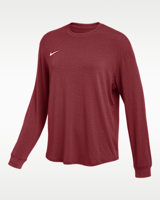 nike one Женский свободный топ с длинными рукавами (на складе) nike one Женский свободный топ с длинными рукавами (на складе)