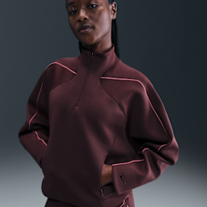 nike universa Женский топ dri fit с молнией 1/4