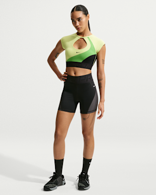nike pro sculpt Женские байкерские шорты dri fit с высокой талией (5 дюймов) nike pro sculpt Женские байкерские шорты dri fit с высокой талией (5 дюймов)