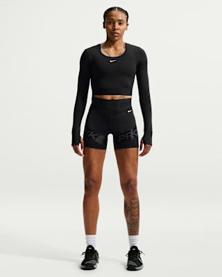 nike pro sculpt Женские байкерские шорты dri fit с высокой талией (5 дюймов) nike pro sculpt Женские байкерские шорты dri fit с высокой талией (5 дюймов)