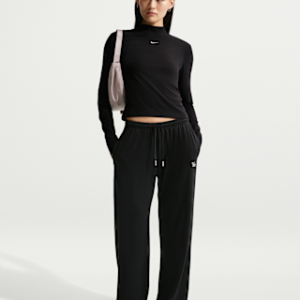 Витрина nike sportswear chill knit Женские легкие брюки с открытым подолом со средней посадкой