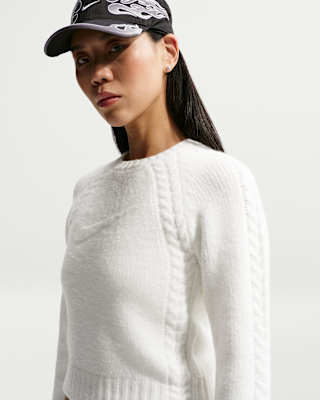 nike sportswear chill knit Женский тонкий свитер с длинными рукавами nike sportswear chill knit Женский тонкий свитер с длинными рукавами