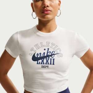 nike sportswear chill knit Женская узкая укороченная футболка