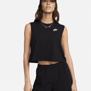 Витрина nike sportswear club Женский укороченный топ без рукавов