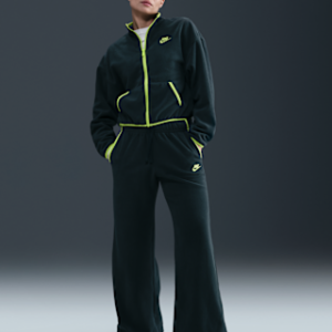 nike sportswear club fleece Женские удобные брюки со средней посадкой и широкими штанинами