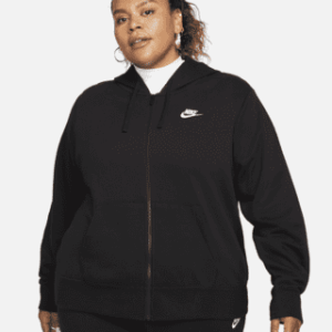Витрина nike sportswear club fleece Женская толстовка с молнией во всю длину (большие размеры)