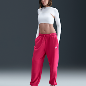 nike sportswear club fleece Женские спортивные штаны оверсайз со средней посадкой