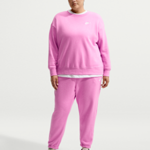 Home nike sportswear club fleece Женские спортивные штаны оверсайз со средней посадкой (большие размеры)