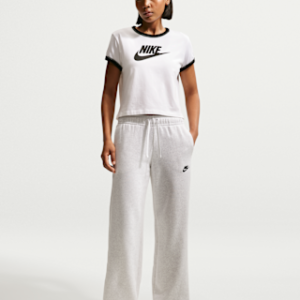 Home nike sportswear club fleece Женские спортивные штаны со средней посадкой и широкими штанинами